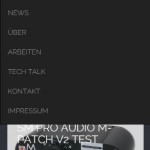 screenshot website dermaschinenraum mobile 2