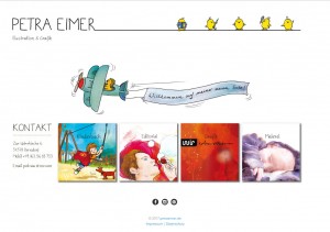 petra eimer illustration grafik kinderbuecher website relaunch desktop