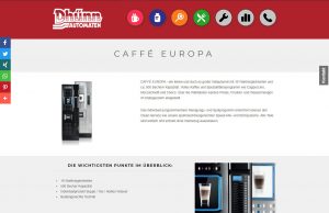 caffe europa - verboten große auswahl an gerichten am kaffeeaut-o-mat von koelner automaten aufsteller
