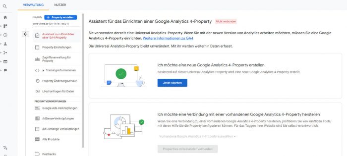 assistent-zur-einrichtung-einer-GA4-property-700x315 Jetzt Umstellung auf Google Analytics GA4 Property beginnen