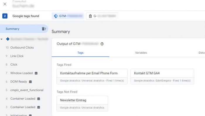 Zielvorhaben aus Tag Manager in Google Analytics GA4-Property als Conversion tracken